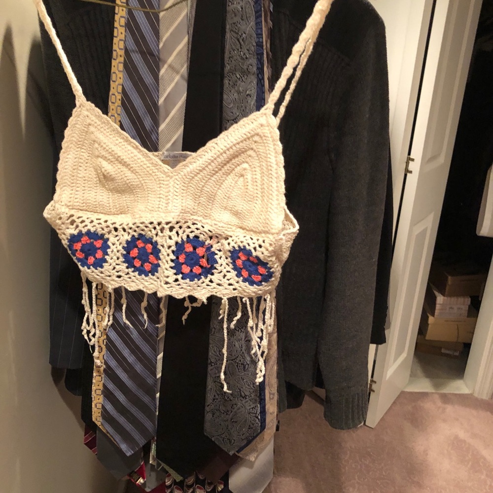 Knitted crop top